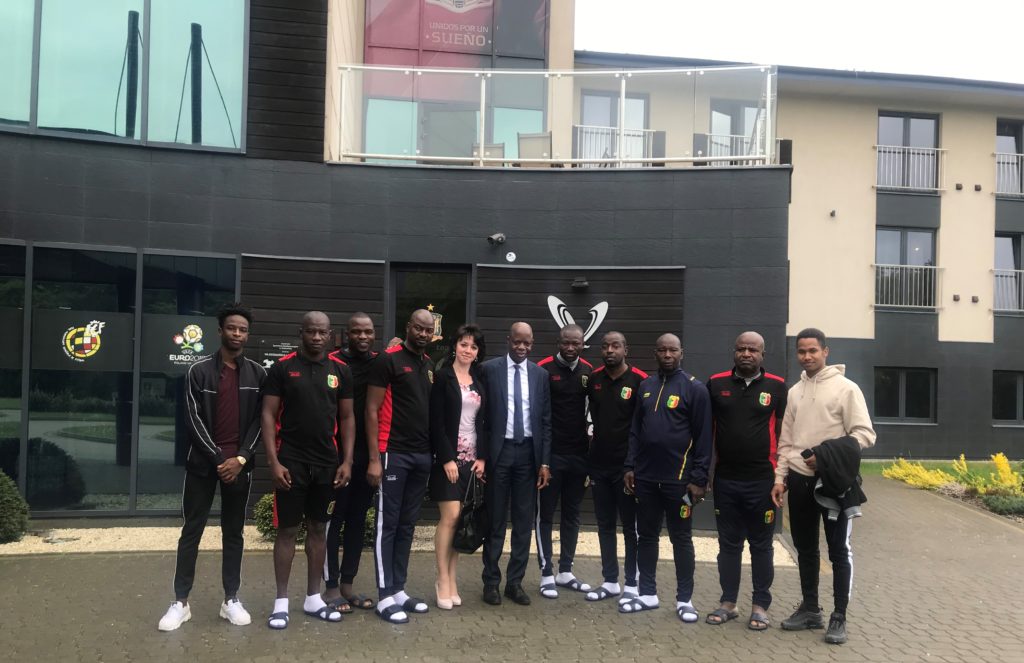 Konsul Honorowy Mali w Polsce Pan Mamadou Konaté powitał kadrę trenerską U-20 Mali